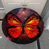 FANSU Round Garden Tablecloth, Washable, 3D Butterfly Design, Polyester Stain-Resistant Table Cover, Interstellar, 160 cm Diameter view 4