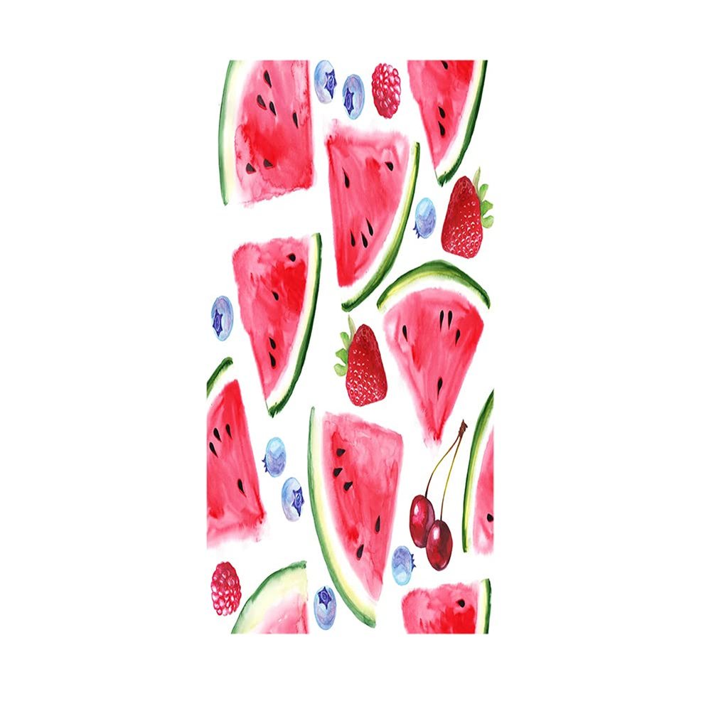 Morbuy Microfiber Beach Towel, Lightweight, Compact, Quick-Drying, 75 x 150 cm, Painted Watermelon