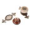 FBSHOP(TM) 10 Handmade Ceramic Cabinet Knobs, Leopard Pattern, Multicolor view 3