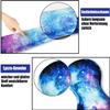 4-in-1 Memory Foam Wrist Rest Set with Mouse Pad and Coaster, Marble view 3