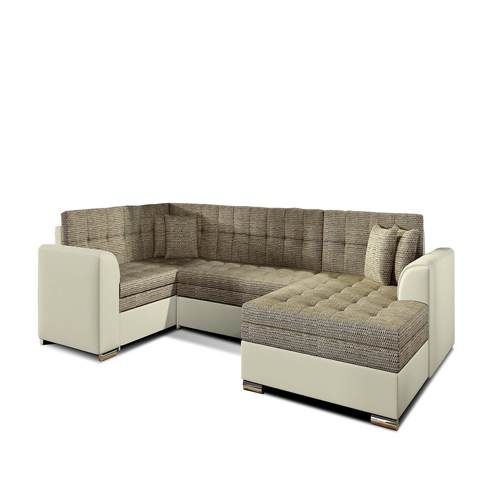 All4All Moritz Corner Sofa with Sleeper Function, Right-Facing