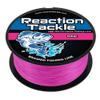 Reaction Tackle Pink Braided Fishing Line, 50 lb, 1,500 yd view 1