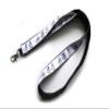 Triathlon Keychain Key Strap for Swimming, Running & Cycling, Cotton & Grosgrain Ribbon, 13.5 cm, Black and White, Without Charm view 2