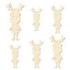 Wooden Reindeer V2 – Decorative Crafting, 5–50 cm, Pack of 50, 10 cm High view 2