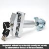 Qjaiune Vending Machine T-Handle Lock with 3 Keys, Keyed Differently view 4
