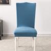 Stretch Dining Chair Covers, Removable and Washable, Blue, Set of 6 view 2
