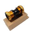 LIANYG 68 mm Aluminum Alloy Bicycle Bottom Bracket for 24 mm Axles, Red view 3