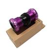 LIANYG 68 mm Aluminum Alloy Bicycle Bottom Bracket for 24 mm Axles, Red view 4