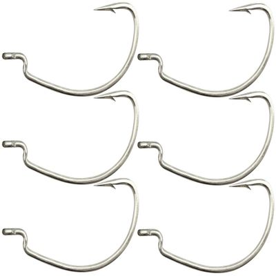 Savage Gear Sandeel V2 Weedless Offset Hooks for Soft Lures, Size 3/0