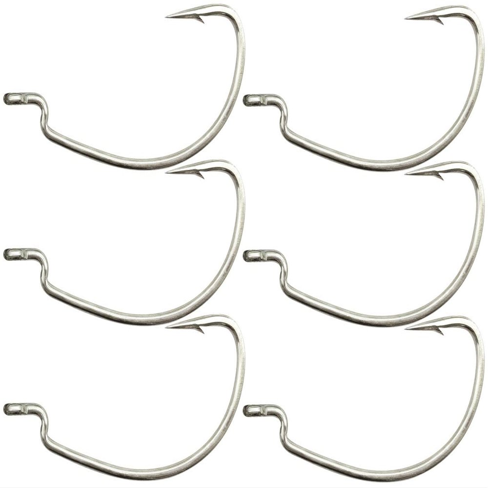 Savage Gear Sandeel V2 Weedless Offset Hooks for Soft Lures, Size 3/0