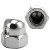 FASTON M12 Hex Cap Nuts, High Form, Stainless Steel A2/V2A, DIN 1587, 5-Pack view 1