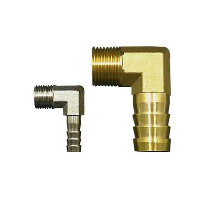 TYUTEQN 6/8/10/12/14 mm Hose Connector, 1/8/1/4/3/8/1/2 in PT Thread, Brass Water Pipe Fitting - A, 10 mm, 1/4 in