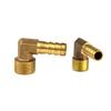 TYUTEQN 6/8/10/12/14 mm Hose Connector, 1/8/1/4/3/8/1/2 in PT Thread, Brass Water Pipe Fitting - A, 10 mm, 1/4 in view 3