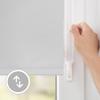 Lichtblick Thermal Roller Blind, No-Drill Clamp-Fix, Blackout, White, W40 x H150 cm view 3