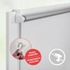 Lichtblick Thermal Roller Blind, No-Drill Clamp-Fix, Blackout, White, W40 x H150 cm view 4
