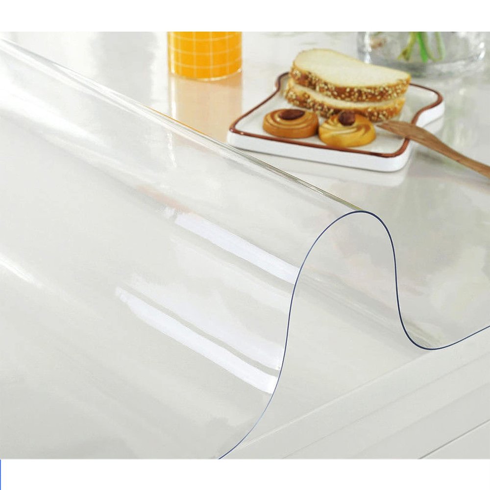 Transparent PVC Tablecloth, Wipe-Clean, 1.5 mm, 35 x 120 cm