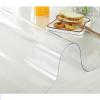 Transparent PVC Tablecloth, Wipe-Clean Protective Cover, 1.5 mm, 90 x 145 cm view 1