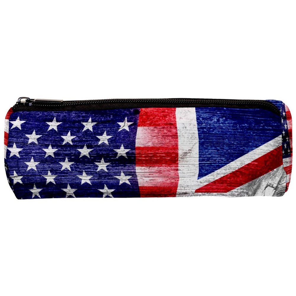 WARMFM American British Flag Pencil Case