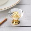 6-Piece Crystal Diamond Drawer Knob Set with Silver/Gold Base view 4