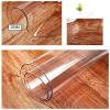 CL-ZZZ Round Clear Table Protector, 2 mm Thick PVC, Waterproof, Adjustable 110/120 cm view 2
