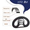 Geeyu 1-Piece HTD 672-8M-20 Timing Belt, 8 mm Pitch, 672 mm Length, Fiberglass Core, HTD8M Rubber Timing Belt, 84T Replacement Part (Width: 40 mm) view 4