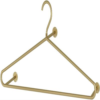 Wall-Mounted Garment Rack, Gold, 80 cm