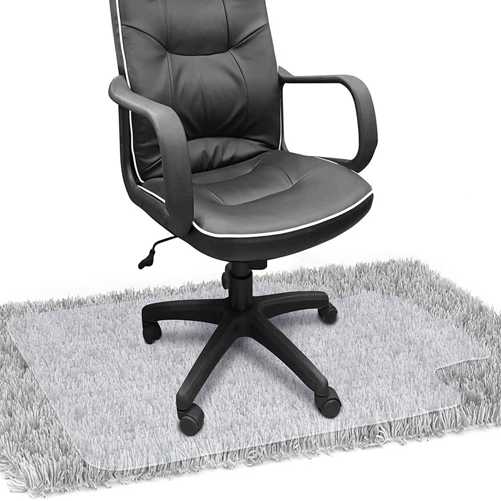 Carpet Protector Chair Mat, Rectangular, Anti-Slip Studs, 2.0 mm