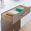 ZESLIV Gold Zinc Alloy Cabinet Handles, 128 mm Hole Spacing view 3