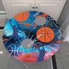 FANSU Round Washable Outdoor Tablecloth, 3D Wolf Design, Polyester Stain-Resistant Table Cover for Home and Garden Tables, 63 in Diameter, Modesport view 4