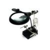 LEOFLA Magnifying Lens with LED Light and Helping Hands view 1