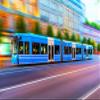 Muralo Non-Woven Wallpaper, Youth, Tram, Stockholm, Teenager - 416 x 254 cm view 2