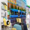 Muralo Non-Woven Wallpaper, Youth, Tram, Stockholm, Teenager - 416 x 254 cm view 4