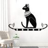 QIANGTOU Vinyl Wall Sticker, Ancient Egyptian Cat Goddess Bastet, Wall Decal, 60 x 42 cm view 1