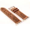 Falandi Leather Watch Band for Apple Watch, 40 mm, 38 mm, 44 mm, 42 mm, Retro Pattern, Classic Replacement Band for iWatch, Men and Women, Series SE 6, 5, 4, 3, 2, 1 (Retro Brown, 40 mm/38 mm) view 4