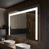 Artforma LED Bathroom Mirror with Lighting, 120 x 100 cm, Made to Order, Frameless view 1