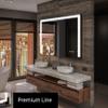 Artforma LED Bathroom Mirror with Lighting, 120 x 100 cm, Made to Order, Frameless view 2