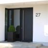 Metzler Modern Solid Steel House Letter d, 20 cm, Anthracite RAL 7016 view 2