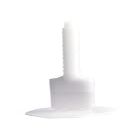 GUTJAHR IndorTec FN 1.5 mm, 100 Threaded Tabs for Tile Leveling System, White