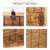 DLLY Natural Bamboo Roman Blind, Handwoven Retro Reed Shade, 110 x 180 cm / 43 x 71 in view 4