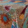 laro Washable PVC Oilcloth Tablecloth, Mosaic Multicolor, 140 x 200 cm view 3