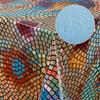 laro Washable PVC Oilcloth Tablecloth, Mosaic Multicolor, 140 x 200 cm view 4