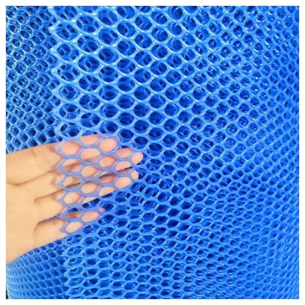 GZHENH Plastic Mesh Safety Fence, Blue, 1 x 3 m
