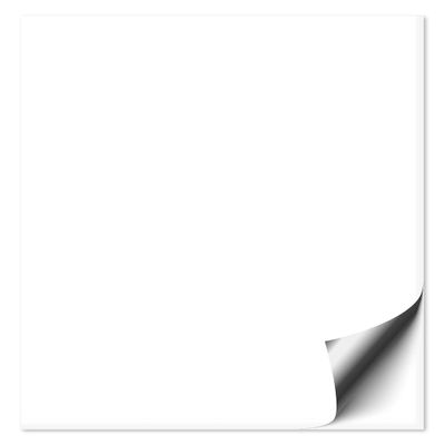 400 White Glossy Tile Stickers, 15 x 20 cm
