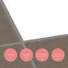 400 White Glossy Tile Stickers, 15 x 20 cm view 2