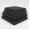 2 Rubber Granulate Mats, 150 x 350 x 10 mm, Anti-Vibration and Load-Securing view 3