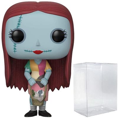 POP Disney: The Nightmare Before Christmas Sally with Basket Funko Pop! Vinyl Figure with Compatible Pop Box Protector, 9.5 cm