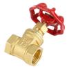 DN15 (G1/2) Threaded Brass Gate Valve, Manual Two-Way Shutoff Valve view 2