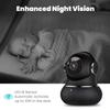 litokam Little elf 2K Indoor Wi-Fi Security Camera with 360° View view 4