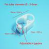 5-Pack Adjustable Plastic Hose Clamps, 36 mm view 2