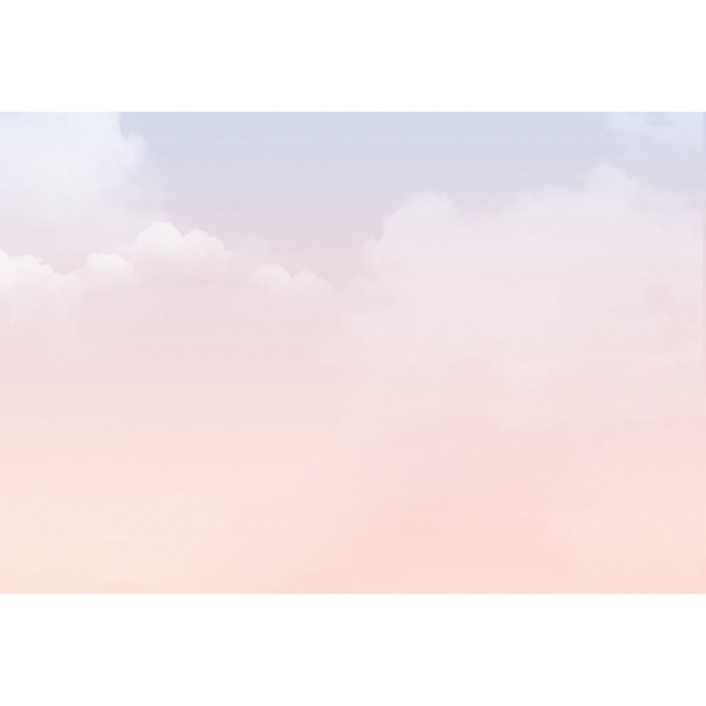YongFoto 3 x 2.5 m Abstract Pink Sky Clouds Gradient Photography Backdrop, Polyester